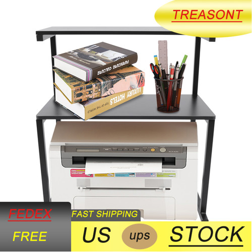 Tier iron printer stand desk - 3,