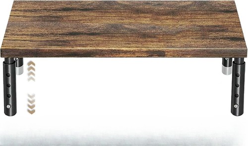 Adjustable wood monitor - adjustable, stand