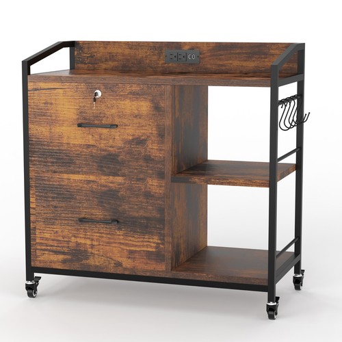 Rolling printer stand with - rolling,