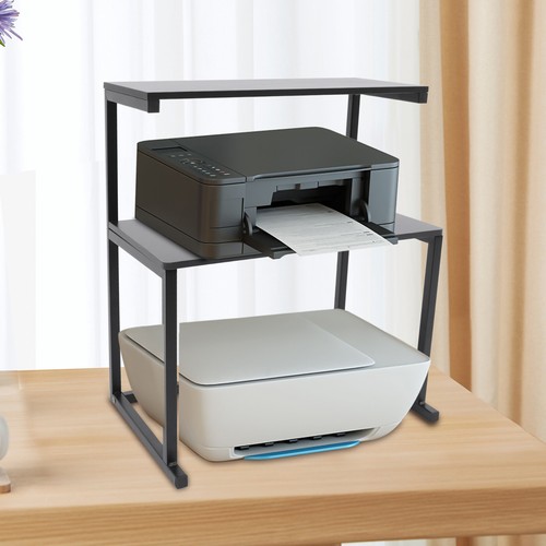 Iron printer stand desk shelf - printer,