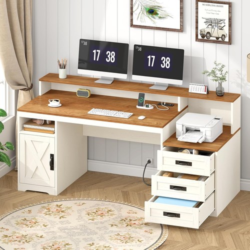 Farmhouse computer desk w - 65",
