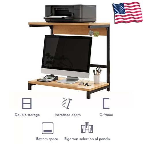 Tier computer monitor riser - 2-tier,